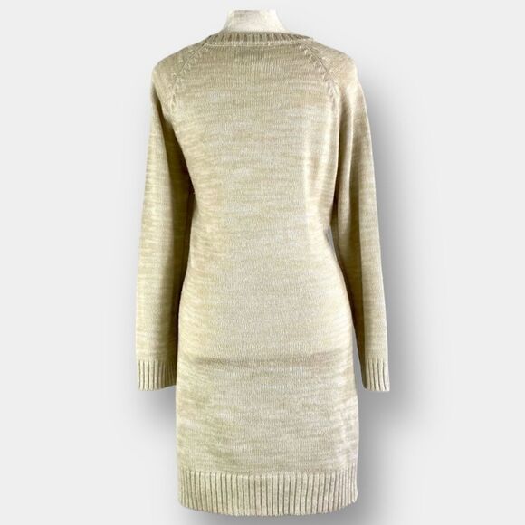 Jun & Ivy Sweater Dress Size Medium Chevron Long Sleeve - Picture 4 of 5